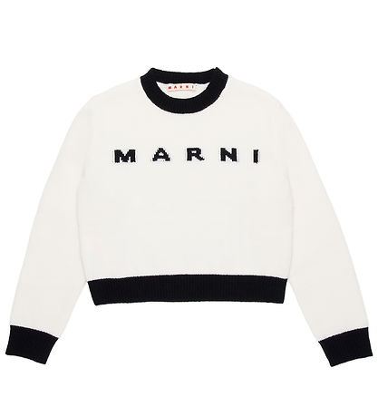 Marni Blouse - Cropped - Wool - Hvd w. Black