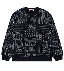 Marni Sweatshirt - Black/White Marni Sweatshirt - Black/White