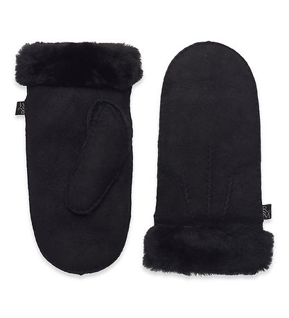 Rosemunde Mittens - Sydney - Suede - Black