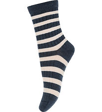 Chaussettes MP - Laine - Elis - Dark Denim Mélange Chaussettes MP - Laine - Elis - Dark Denim Mélange