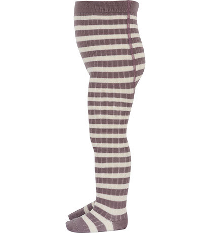 MP Tights - Wool - Rib - Elis - Dark Purple Dove MP Tights - Wool - Rib - Elis - Dark Purple Dove