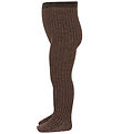 MP Tights - Wool - Rib - Aria - Brown Melange