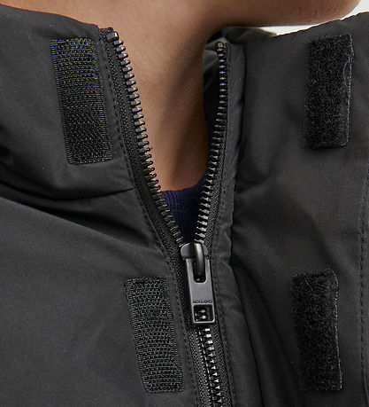Jack & Jones Puffer Jacket - JCOSpeed ​​- Black/Tone In Tone