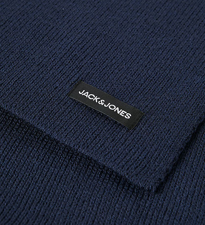Jack & Jones Scarf - Knitted - JacDna - Navy Blazer