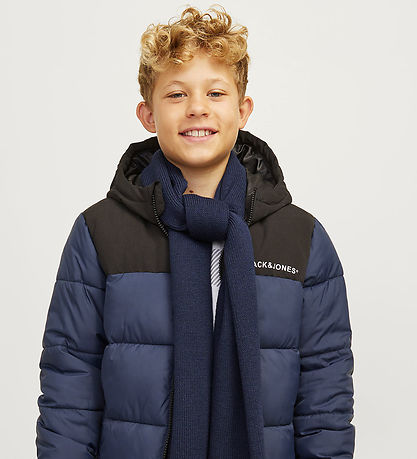 Jack & Jones Scarf - Knitted - JacDna - Navy Blazer