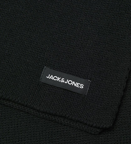 Jack & Jones 스카프 - 니트 - 잭나 - 블랙