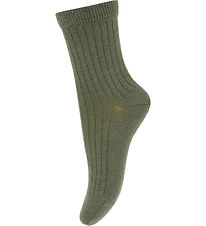 MP Socks - Wool - Rib - Olivine