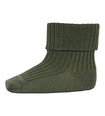 MP Socks - Wool - Rib - Olivine