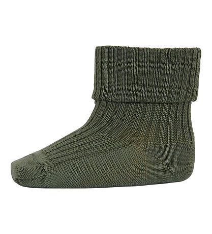 MP Socks - Wool - Rib - Olivine