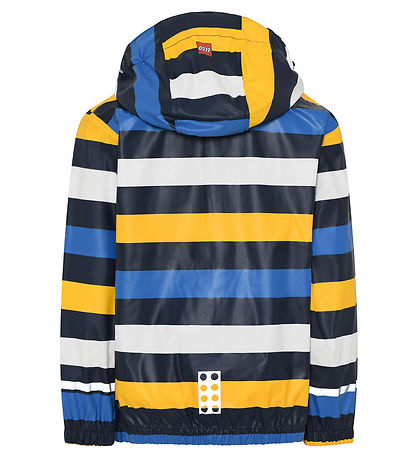 LEGO® Wear Regenjacke - PU - LWJonathan 102 - Blau m. Streifen