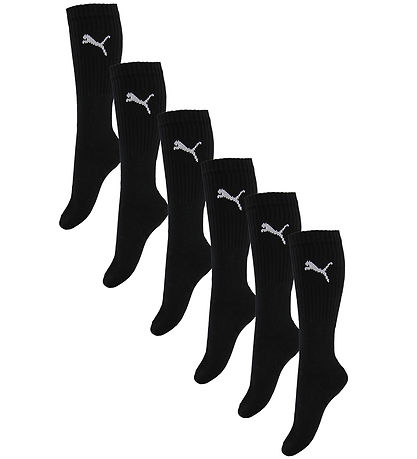 Puma Socks - 6-Pack - Crew - Black