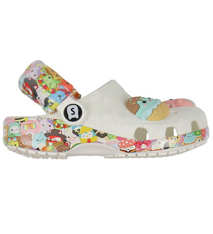 Crocs Sandals - Classic+ Clog K - White w. Squishmallows Crocs Sandals - Classic+ Clog K - White w. Squishmallows