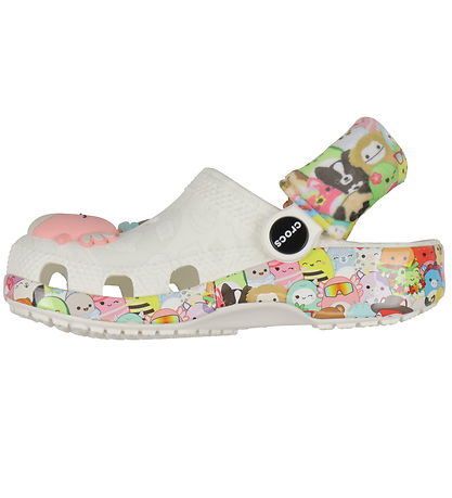 Crocs Sandals - Classic+ Clog K - White w. Squishmallows Crocs Sandals - Classic+ Clog K - White w. Squishmallows