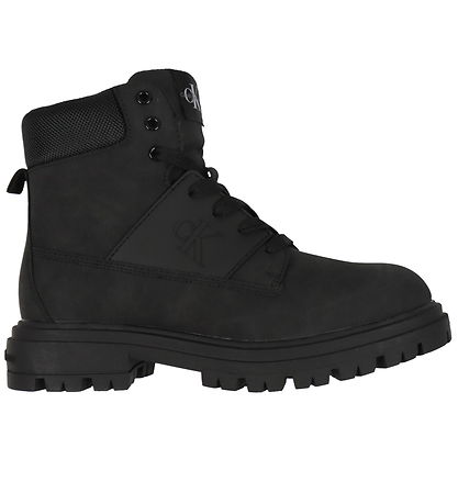 Calvin Klein Støvler - Lace-Up - Svart