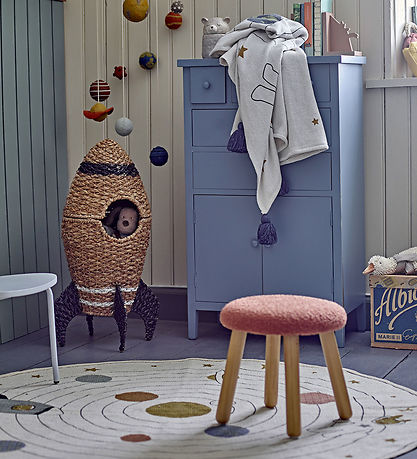 Bloomingville Stool - Aksel - 30x29 cm - Brown