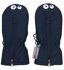Color Kids Mittens w. Zipper - Total Eclipse Color Kids Mittens w. Zipper - Total Eclipse