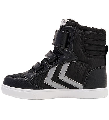 Hummel Winter Boots - Stadil Super Poly Mid Tex Jr - Black/Grey Hummel Winter Boots - Stadil Super Poly Mid Tex Jr - Black/Grey