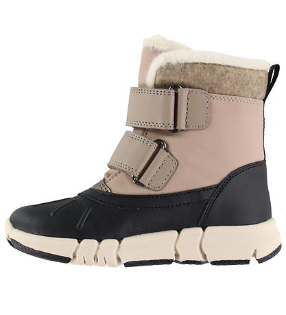 Geox Winter Boots - Tex - Flexyper - Black/Beige