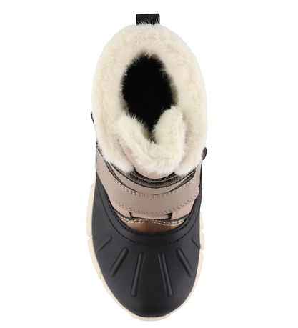 Geox Winter Boots - Tex - Flexyper - Black/Beige