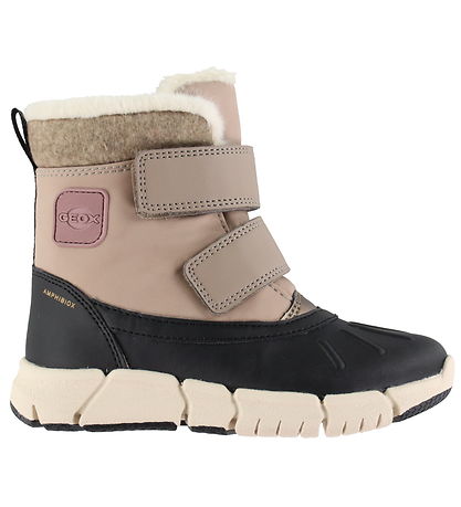 Geox Winter Boots - Tex - Flexyper - Black/Beige