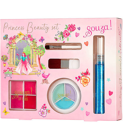 Souza Makeup Set - Eye shadow/Lipgloss/Hair mascara - Princess Souza Makeup Set - Eye shadow/Lipgloss/Hair mascara - Princess