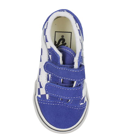 Vans Schoenen - Old Skool V - Theorie - Blauw/Wit Geruit