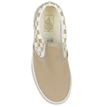 Vans Shoes - Classic Slip-On - Brown/White Check