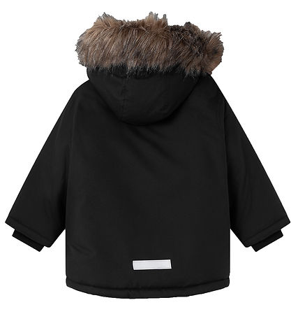 Name It Winterjacke - NmmMaster05 Parka - Schwarz
