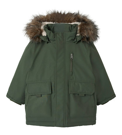 Name It Winter Coat - NmmMaster05 Parka - Thyme Name It Winter Coat - NmmMaster05 Parka - Thyme