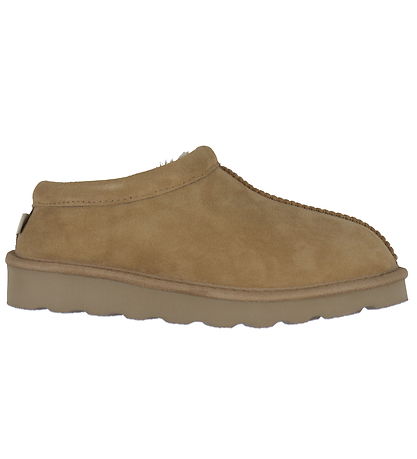 Rosemunde Slippers - Suede - Almond