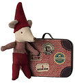 Maileg Christmas mouse - Baby I Cardboard Suitcase - 11 cm - Red Maileg Christmas mouse - Baby I Cardboard Suitcase - 11 cm - Red