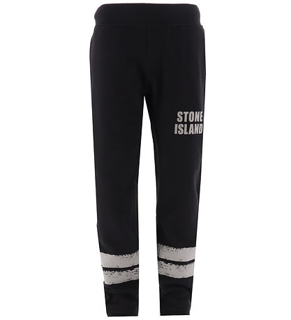 Pantalon de Jogging Stone Island - Noir av. Réflexe