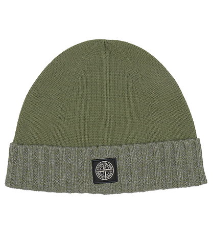 Stone Island Beanie - Wool/Viscose - Sage