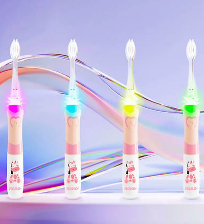 Neno Electric Toothbrush w. Light - Fratelli - Pink