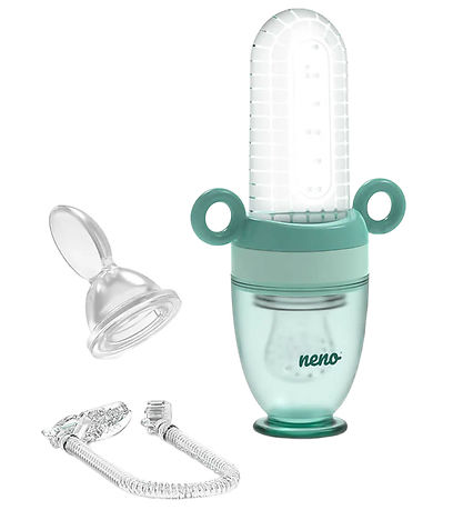 Neno Food Feeder w. Spoon - Gusto - Mint Green