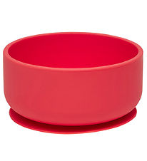 OYOY Schüssel - Enkei Sauger - 12x6 cm - Silikon - Cherry Red OYOY Schüssel - Enkei Sauger - 12x6 cm - Silikon - Cherry Red