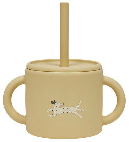 OYOY Becher m. Strohhalme - Enkei Cup - Silikon - Mellow