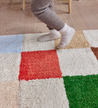 OYOY Rug - Chess Rug - 80x48 cm - Multi