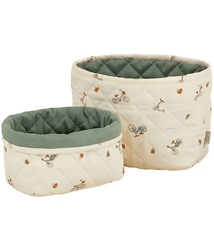 Cam Cam Storage Baskets - 2-Pack - 22x15/24x17 cm - Bicycles