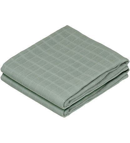 Carrés de mousseline Cam Cam - 70x70 cm - 2 Pack - Lierre Green