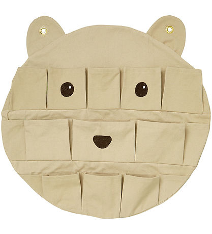 Cam Cam Wall Storage - Bear - Ø50 cm - Latte