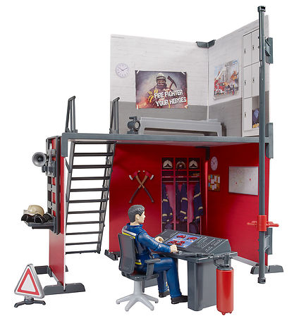 Bruder Speelset - bworld - Brandweerkazerne m. Brandweerman - 62 Bruder Speelset - bworld - Brandweerkazerne m. Brandweerman - 62