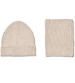 Liewood Muts/Nekwarmer - Gebreid - Lina Mand - Sandy Liewood Muts/Nekwarmer - Gebreid - Lina Mand - Sandy