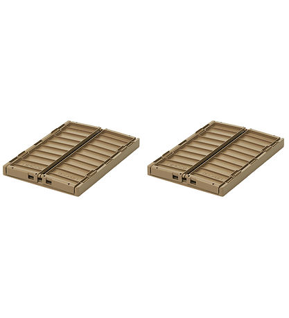 Liewood Foldable Box - 25x18x9,5 cm - Small - 2-Pack - Oats