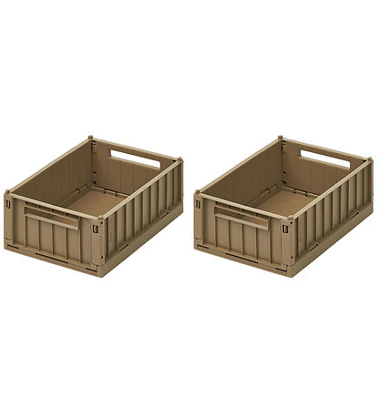 Liewood Foldable Box - 25x18x9,5 cm - Small - 2-Pack - Oats