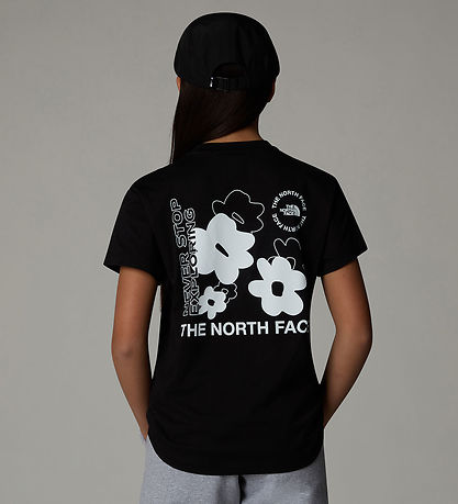 The North Face T-shirt - Flower Graphic - Black