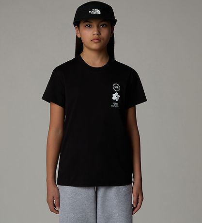The North Face T-shirt - Flower Graphic - Black