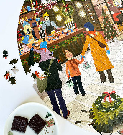 Vissevasse Jigsaw Puzzle - 1000 Bricks - Christmas Market Vissevasse Jigsaw Puzzle - 1000 Bricks - Christmas Market