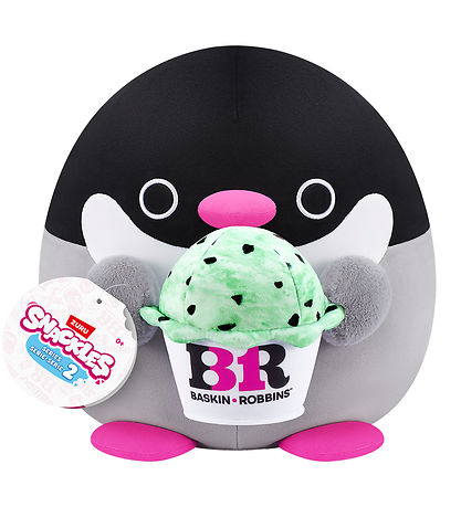 Snackles Soft Toy - 25 cm - The Penguin Penelope w. Baskin Robbi