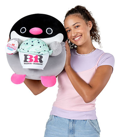 Snackles Soft Toy - 35 cm - The Penguin Penelope w. Baskin Robbi